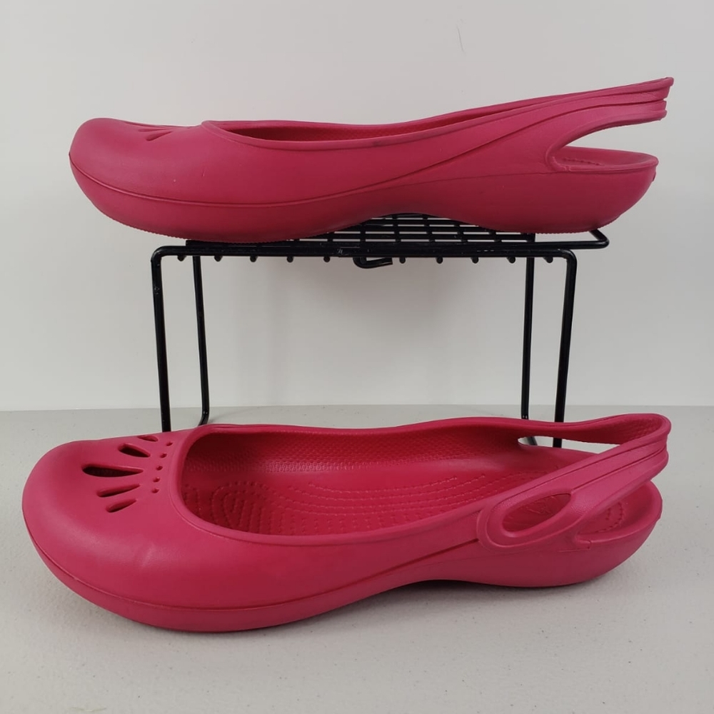 CROCS Women's Pink Flats